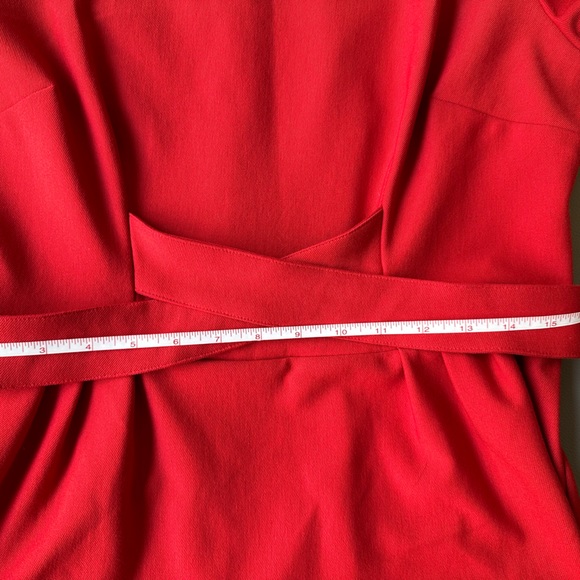 Bettie Page by Tatyana Red Midi Pencil Dress - Picture 4 of 7